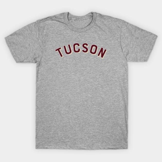 Tucson Arizona Vintage Arch Letters T-Shirt by Hashtagified